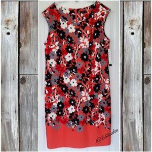 NWT ILE New York Orange Stretch Dress